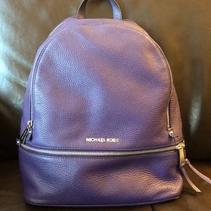 michael kors lavender backpack